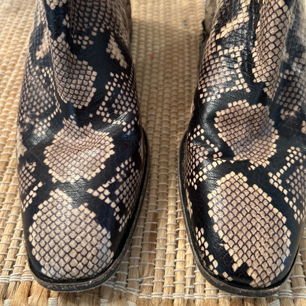 Free People Python Embossed Boots - image 6